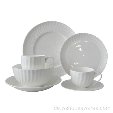 Großhandel Ceramic 24PCS Luxus Porzellan -Geschirr Sets